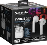 DEFENDER SŁUCHAWKI BEZPRZEWODOWE Z MIKROFONEM TWINS 637 BIAŁE 63637. Wydawca: defender. Dadada.pl Opakowanie DEFENDER SŁUCHAWKI BEZPRZEWODOWE Z MIKROFONEM TWINS 637 BIAŁE 63637