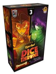 Dice Throne Starcie 3: Piromantka vs Złodziej. Wydawca: Lucky Duck Games Polska. Dadada.pl Opakowanie Dice Throne Starcie 3: Piromantka vs Złodziej