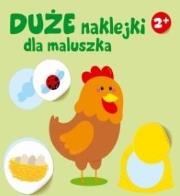 Okładka książki Duże naklejki dla maluszka. Kurka 2+