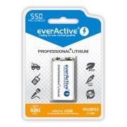 EVERACTIVE AKUMULATOREK 6F22/9V LI-ION 550 MAH EVHR22-550. Wydawca: everActive. Dadada.pl Opakowanie EVERACTIVE AKUMULATOREK 6F22/9V LI-ION 550 MAH EVHR22-550