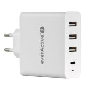 EVERACTIVE ŁADOWARKA SIECIOWA 3X USB/USB-C PD 60.5W SC500Q. Wydawca: everActive. Dadada.pl Opakowanie EVERACTIVE ŁADOWARKA SIECIOWA 3X USB/USB-C PD 60.5W SC500Q