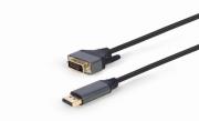GEMBIRD KABEL DISPLAYPORT (M) ->DVI (M) 24+1PIN 4K, 1.8M. Wydawca: Gembird. Dadada.pl Opakowanie GEMBIRD KABEL DISPLAYPORT (M) ->DVI (M) 24+1PIN 4K, 1.8M