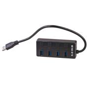 Hub Akyga AK-AD-33 (4x USB 3.0; kolor czarny). Wydawca: Akyga. Dadada.pl Opakowanie Hub Akyga AK-AD-33 (4x USB 3.0; kolor czarny)
