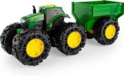 Opakowanie John Deere traktor Monster Treads z przyczepą TOMY