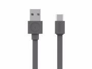 Opakowanie Kabel allocacoc USBcable Usb-C Flat 10453GY/USBCBC (USB 2.0 typu A - Lightning ; kolor szary)