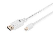 Opakowanie Kabel Assmann AK-340102-030-W (DisplayPort M - Mini DisplayPort M; 3m; kolor biały)