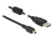 Kabel DELOCK 84915 (USB 2.0 - Mini-USB typ B ; 3m; kolor czarny). Wydawca: Delock. Dadada.pl Opakowanie Kabel DELOCK 84915 (USB 2.0 - Mini-USB typ B ; 3m; kolor czarny)