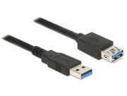 Kabel DELOCK 85058 (USB 3.0 M - USB 3.0 F; 5m; kolor czarny). Wydawca: Delock. Dadada.pl Opakowanie Kabel DELOCK 85058 (USB 3.0 M - USB 3.0 F; 5m; kolor czarny)