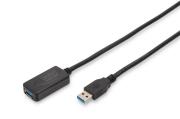 Opakowanie Kabel DIGITUS DA-73104 (USB M - USB F; 5m; kolor czarny)