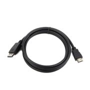 Kabel GEMBIRD CC-DP-HDMI-6 (DisplayPort M - HDMI M; 1,8m; kolor czarny). Wydawca: Gembird. Dadada.pl Opakowanie Kabel GEMBIRD CC-DP-HDMI-6 (DisplayPort M - HDMI M; 1,8m; kolor czarny)