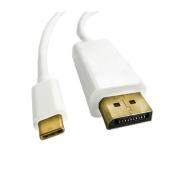 Opakowanie Kabel Qoltec 50412 (USB typu C M - DisplayPort M; 1m; kolor biały)