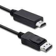 Opakowanie Kabel Qoltec 50441 (DisplayPort M - HDMI M; 2m; kolor czarny)