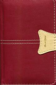 Opakowanie Kalendarz 2016 A6 książkowy bordo