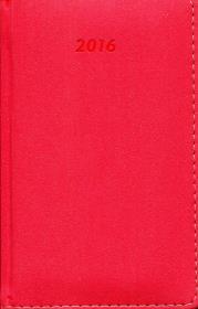 Opakowanie Kalendarz 2016 A6 książkowy czerwony