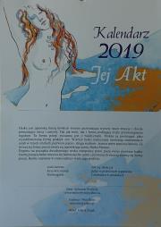Kalendarz 2019 Jej akt. Autor: Przybyło Sylwester. Dadada.pl Okładka książki Kalendarz 2019 Jej akt