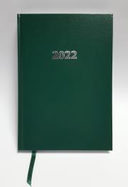 Opakowanie Kalendarz 2022 Ekonomiczny V5 A5 dzienny zielony KKA5DE