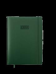 Opakowanie Kalendarz 2022 Elegance V1 A4 dzienny zielony KKA4DE