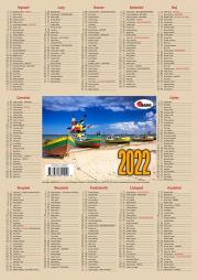 Opakowanie Kalendarz 2022 listkowy roczny AWM