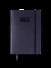 Opakowanie Kalendarz 2022 Lux z gumką V2 A5 dzienny granatowy KKA5DL