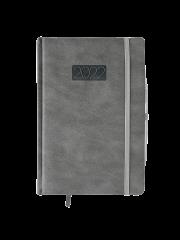 Opakowanie Kalendarz 2022 Lux z gumką V4 A5 dzienny szary KKA5DL