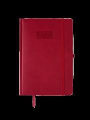 Opakowanie Kalendarz 2022 Lux z gumką V6 A5 dzienny czerwony KKA5DL
