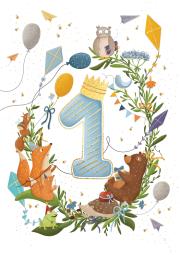 Opakowanie Karnet A5 Roczek niebieski