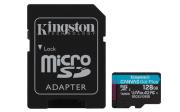 KINGSTON microSDXC Canvas Go Plus 128GB + adapter. Wydawca: Kingston. Dadada.pl Opakowanie KINGSTON microSDXC Canvas Go Plus 128GB + adapter