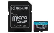 KINGSTON microSDXC Canvas Go Plus 256GB + adapter. Wydawca: Kingston. Dadada.pl Opakowanie KINGSTON microSDXC Canvas Go Plus 256GB + adapter