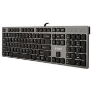 Klawiatura membranowa A4 TECH KV-300H A4TKLA39976 (USB 2.0; (US); kolor czarny). Wydawca: A4 Tech. Dadada.pl Opakowanie Klawiatura membranowa A4 TECH KV-300H A4TKLA39976 (USB 2.0; (US); kolor czarny)
