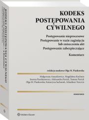 Okładka książki Kodeks postępowania cywilnego Postępowanie nieprocesowe. Postępowanie w razie zaginięcia lub zniszczenia
