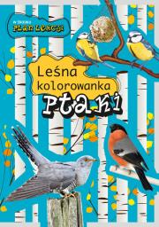 Okładka książki Leśna kolorowanka. Ptaki