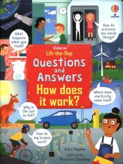 Lift-the-Flap Questions & Answers How Does it Work?. Autor: Katie Daynes. Dadada.pl Okładka książki Lift-the-Flap Questions & Answers How Does it Work?