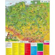 Mapa Polski w obrazkach 1:750 000. Wydawca: Piętka. Dadada.pl Opakowanie Mapa Polski w obrazkach 1:750 000