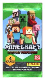 Minecraft Adventure Trading Cards Saszetka 4 sztuki. Wydawca: Panini. Dadada.pl Opakowanie Minecraft Adventure Trading Cards Saszetka 4 sztuki