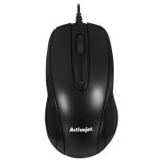 Mysz Activejet AMY-083 (optyczna; 1000 DPI; kolor czarny). Wydawca: Activejet. Dadada.pl Opakowanie Mysz Activejet AMY-083 (optyczna; 1000 DPI; kolor czarny)