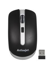 Mysz Activejet AMY-320BS (optyczna; 1600 DPI; kolor czarny). Wydawca: Activejet. Dadada.pl Opakowanie Mysz Activejet AMY-320BS (optyczna; 1600 DPI; kolor czarny)