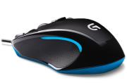 Opakowanie Mysz Logitech 910-004345 (optyczna; 2500 DPI; kolor czarny)