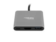 Opakowanie NATEC MULTI PORT FOWLER MINI (USB-C PD, USB 3.0, HDMI 4K) NMP-1607