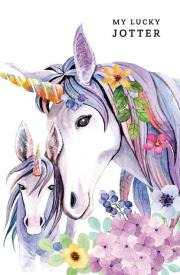 Opakowanie Notatnik ozdobny 105x165/64K kratka TW Jednorożec