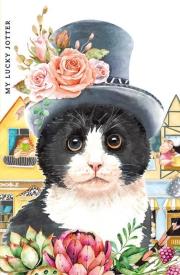 Opakowanie Notatnik ozdobny 105x165/64K kratka TW Kot