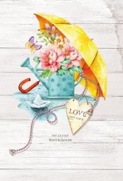 Opakowanie Notatnik ozdobny 143x210/64K linia Konewka