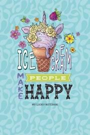 Opakowanie Notatnik ozdobny 143x210/64K linia Lody