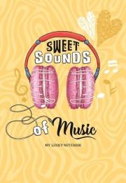 Opakowanie Notatnik ozdobny 143x210/64K linia Słuchawki