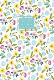 Opakowanie Notatnik ozdobny 145x197/80K kratka TW Kwiaty