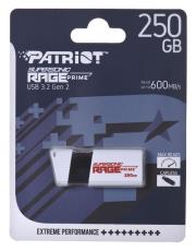 Opakowanie Patriot Rage Prime 600 MB/s 256GB USB 3.2 8k IOPs