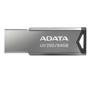 Opakowanie Pendrive ADATA UV350 AUV350-64G-RBK (64GB; USB 3.1; kolor srebrny)