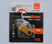 Opakowanie Pendrive IMRO AXIS/64G USB (64GB; USB 2.0; kolor złoty)