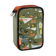 Opakowanie Piórnik 3-poziomowy z wyposażeniem Milan UNDER CONSTRUCTION zielony