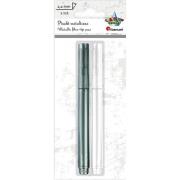 Opakowanie Pisak metaliczny biały + srebrny