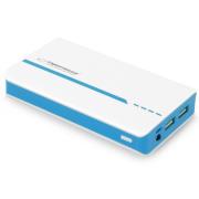 Opakowanie PowerBank Esperanza Atom EMP107WB (11000mAh; microUSB, USB 2.0; kolor niebieski)